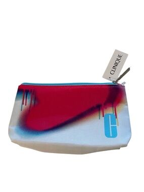 🩵6/$30 — Clinique Multicolor Cosmetic Bag